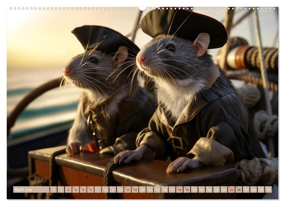 Kommt mit auf Kaperfahrt (CALVENDO Premium Wandkalender 2026)