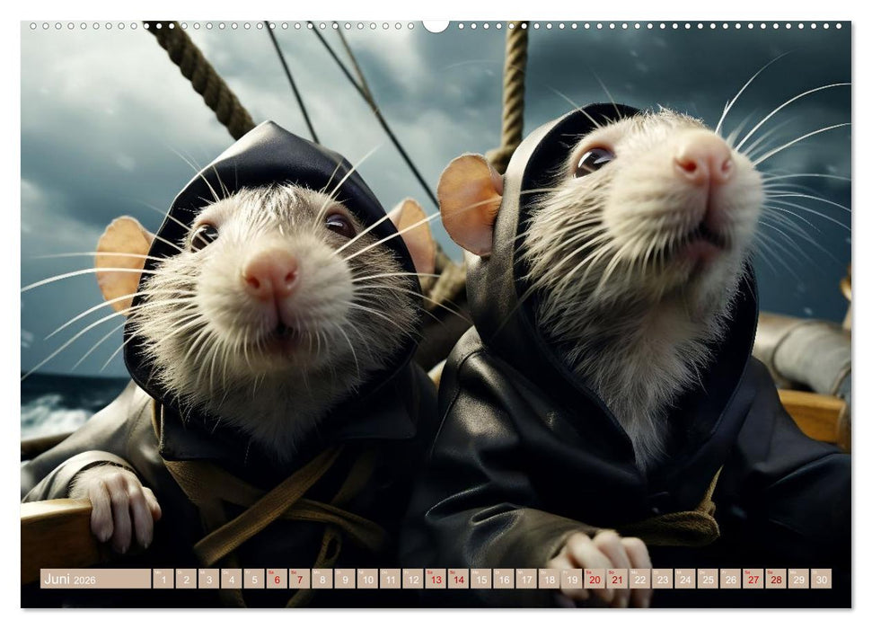 Kommt mit auf Kaperfahrt (CALVENDO Premium Wandkalender 2026)