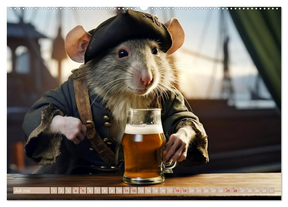 Kommt mit auf Kaperfahrt (CALVENDO Premium Wandkalender 2026)