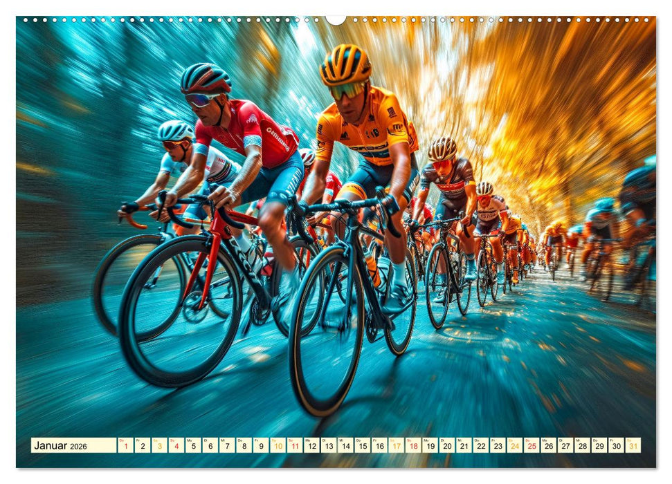 Radrennen - tolle Momente (CALVENDO Wandkalender 2026)