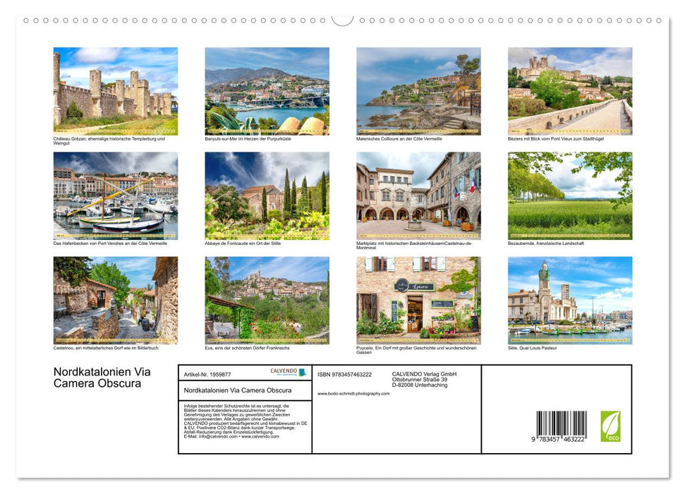 Nordkatalonien Via Camera Obscura (CALVENDO Premium Wandkalender 2026)