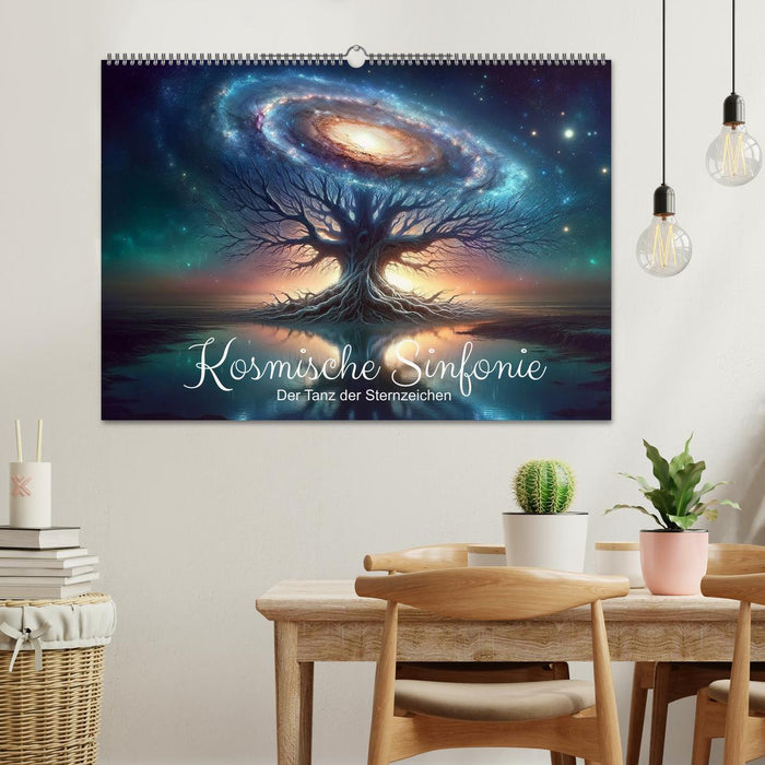 Kosmische Sinfonie: Der Tanz der Sternzeichen (CALVENDO Wandkalender 2026)