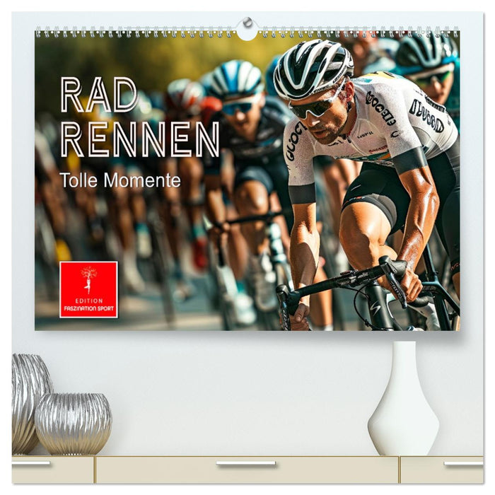 Radrennen - tolle Momente (CALVENDO Premium Wandkalender 2026)