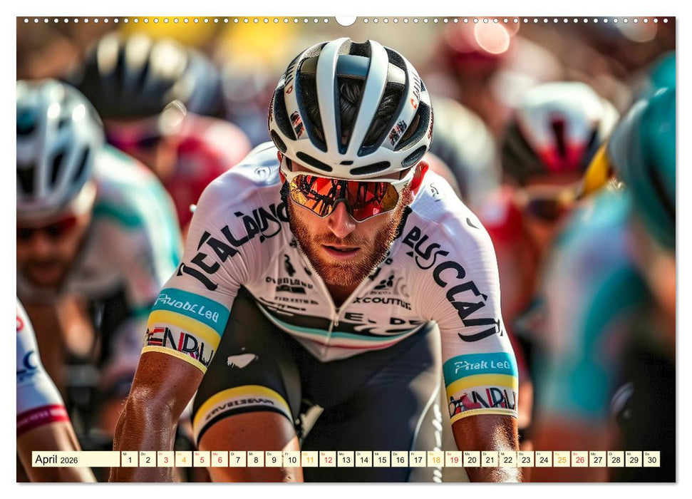 Radrennen - tolle Momente (CALVENDO Premium Wandkalender 2026)