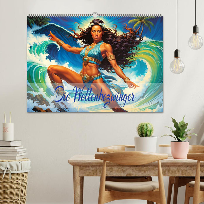 Die Wellenbezwinger (CALVENDO Wandkalender 2026)