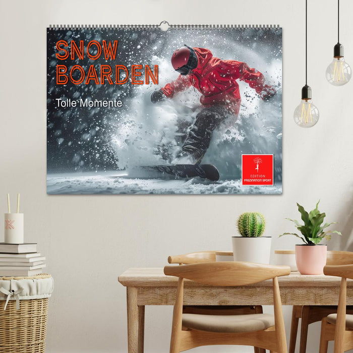 Snowboarden - tolle Momente (CALVENDO Wandkalender 2026)