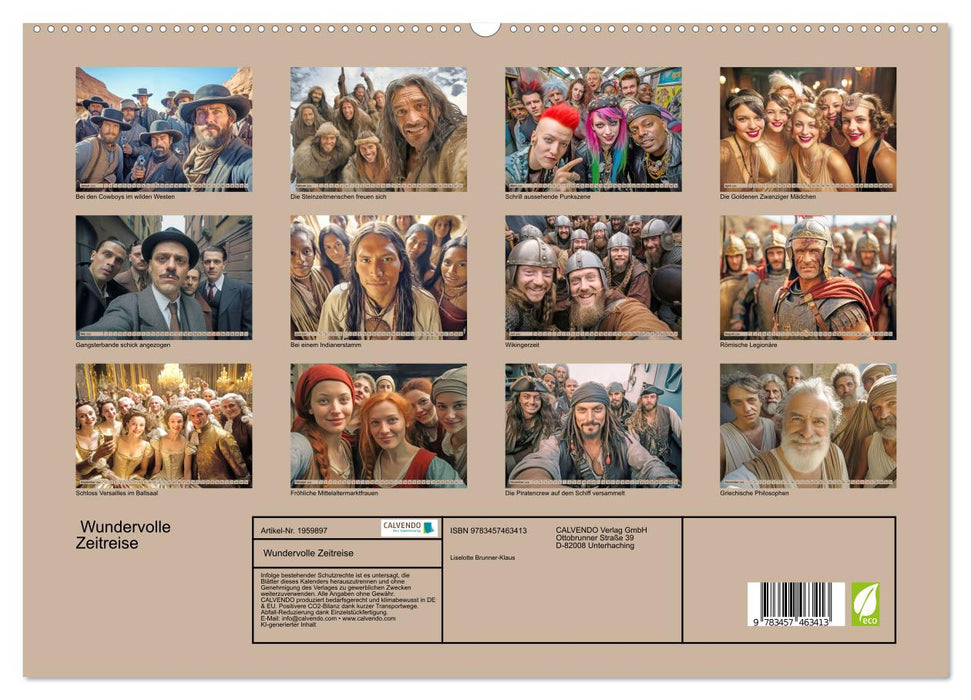 Wundervolle Zeitreise (CALVENDO Premium Wandkalender 2026)
