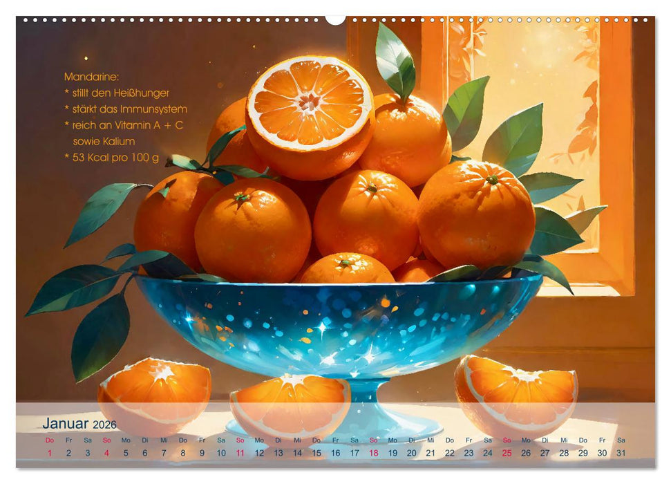 Low Carb Obst und Gemüse (CALVENDO Wandkalender 2026)