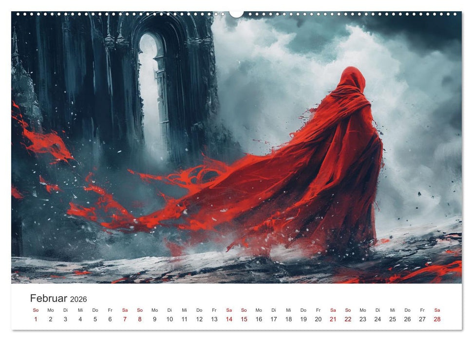 Das Reich der flüsternden Schatten (CALVENDO Premium Wandkalender 2026)