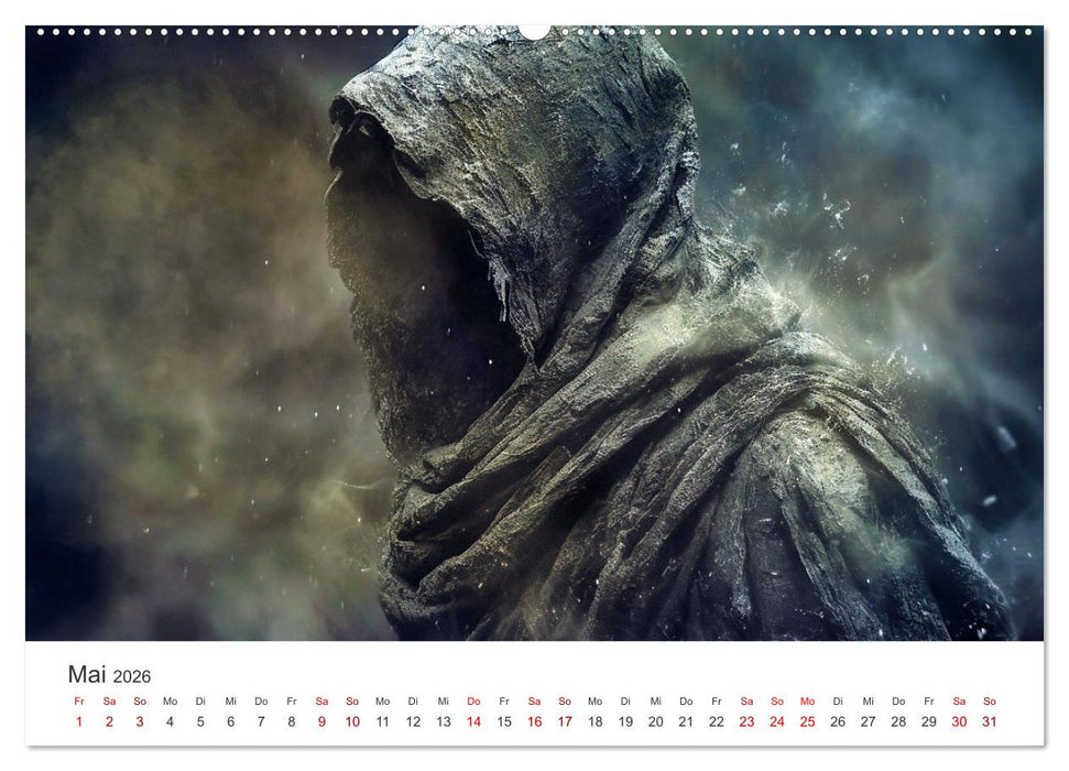 Das Reich der flüsternden Schatten (CALVENDO Premium Wandkalender 2026)