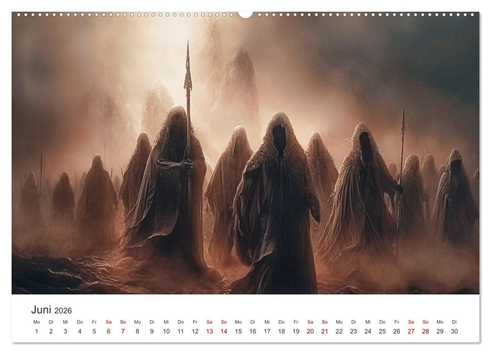 Das Reich der flüsternden Schatten (CALVENDO Premium Wandkalender 2026)