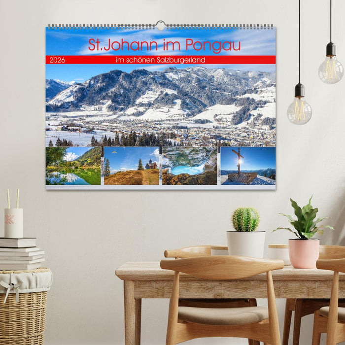 St.Johann im Pongau (CALVENDO Wandkalender 2026)