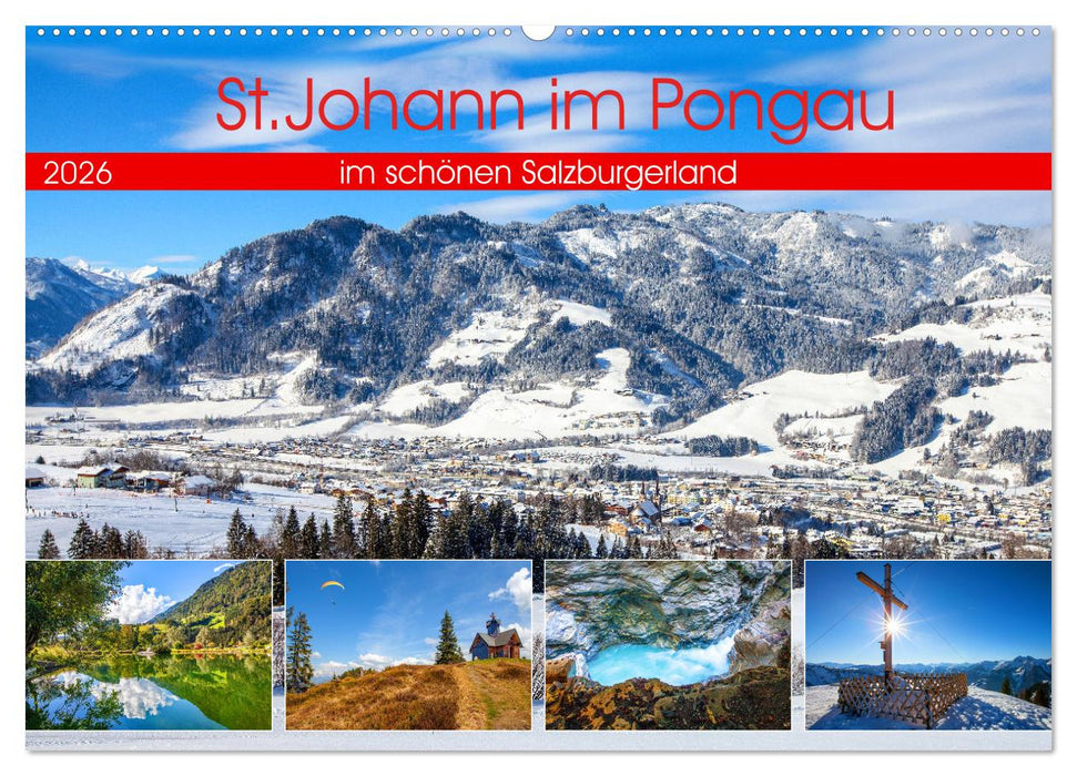 St.Johann im Pongau (CALVENDO Wandkalender 2026)