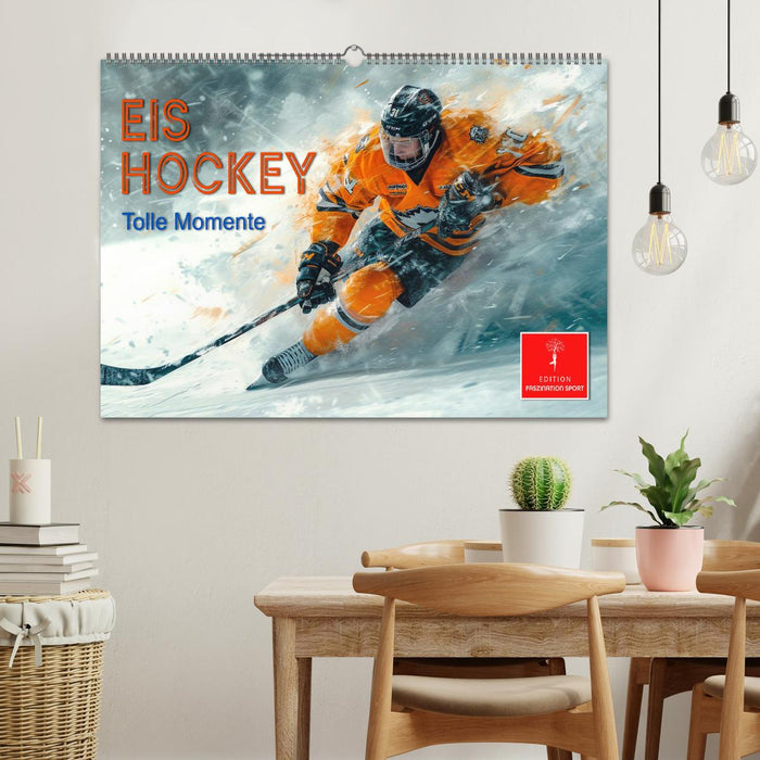 Eishockey - tolle Momente (CALVENDO Wandkalender 2026)