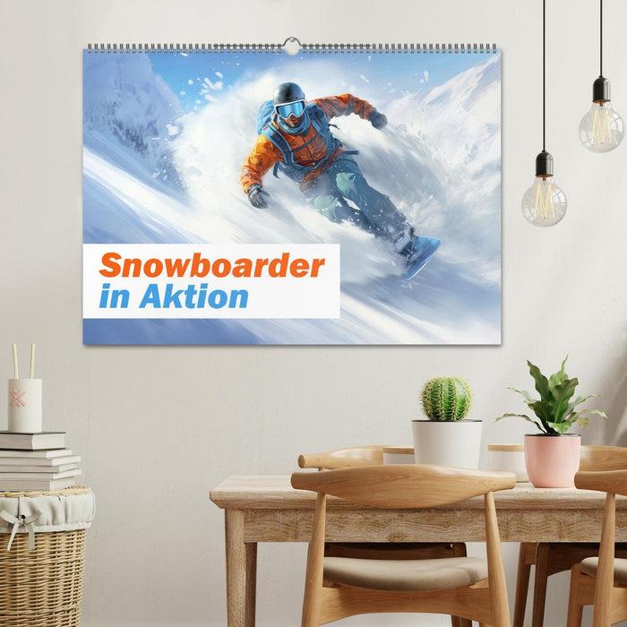 Snowboarder in Aktion (CALVENDO Wandkalender 2026)