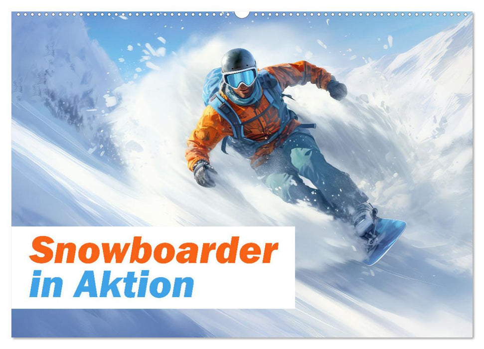 Snowboarder in Aktion (CALVENDO Wandkalender 2026)