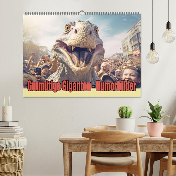 Gutmütige Giganten – Humorbilder (CALVENDO Wandkalender 2026)