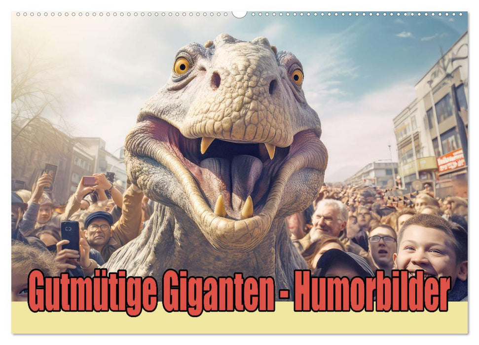 Gutmütige Giganten – Humorbilder (CALVENDO Wandkalender 2026)