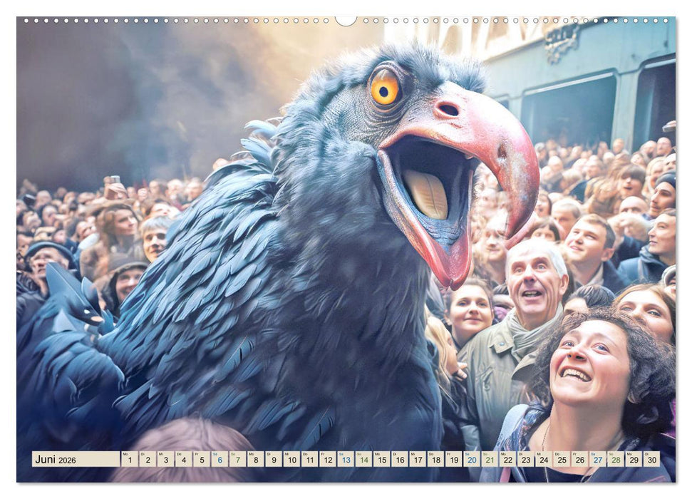 Gutmütige Giganten – Humorbilder (CALVENDO Wandkalender 2026)