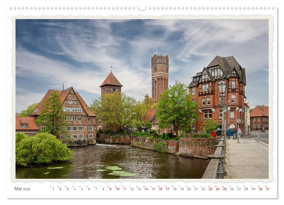 Malerisches Lüneburg (CALVENDO Wandkalender 2026)