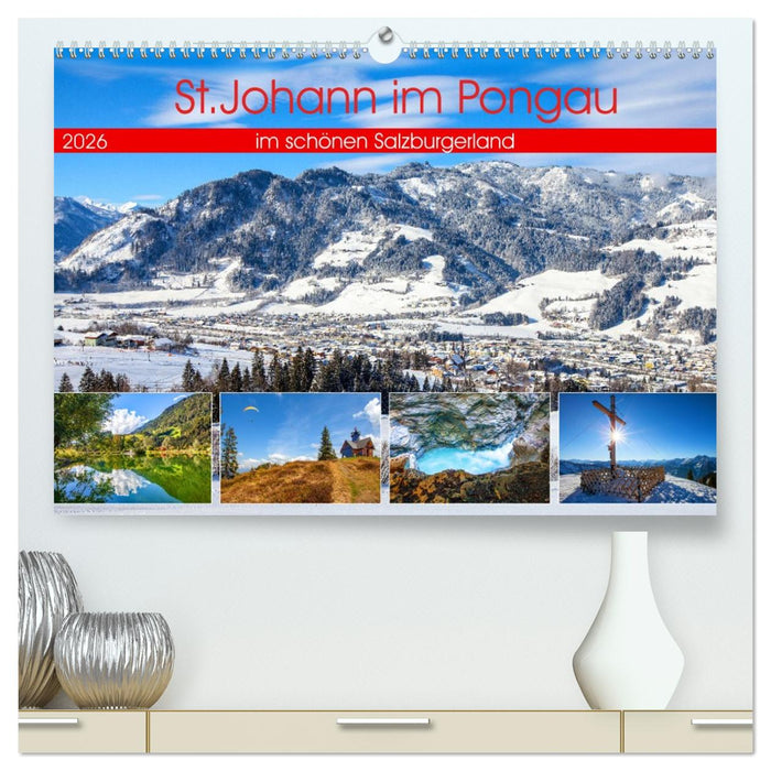 St.Johann im Pongau (CALVENDO Premium Wandkalender 2026)