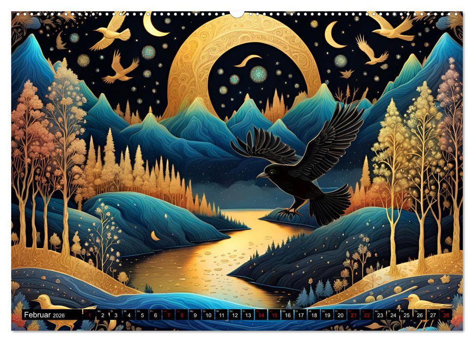 Zauberhafte Mondnächte (CALVENDO Wandkalender 2026)