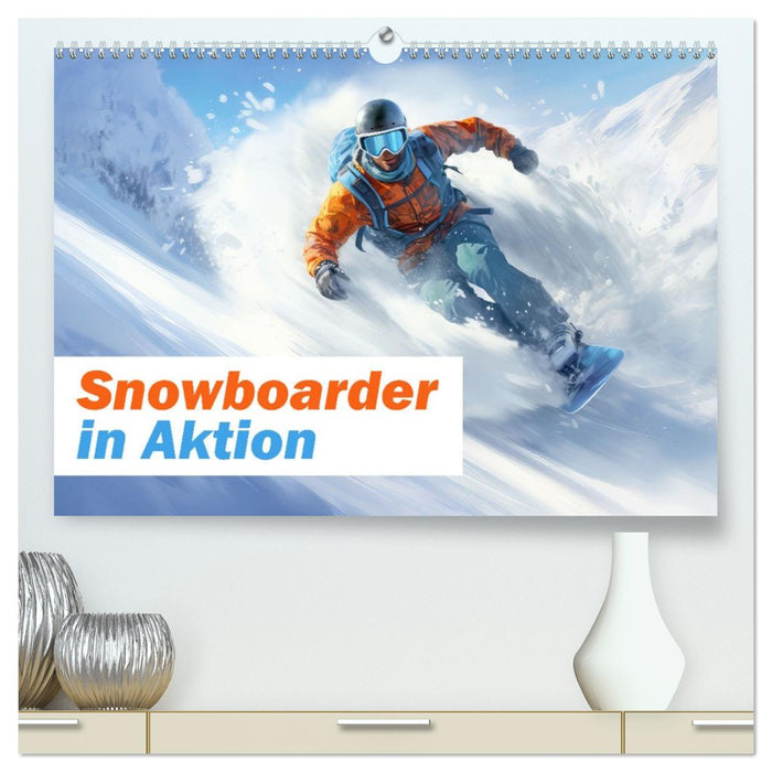 Snowboarder in Aktion (CALVENDO Premium Wandkalender 2026)