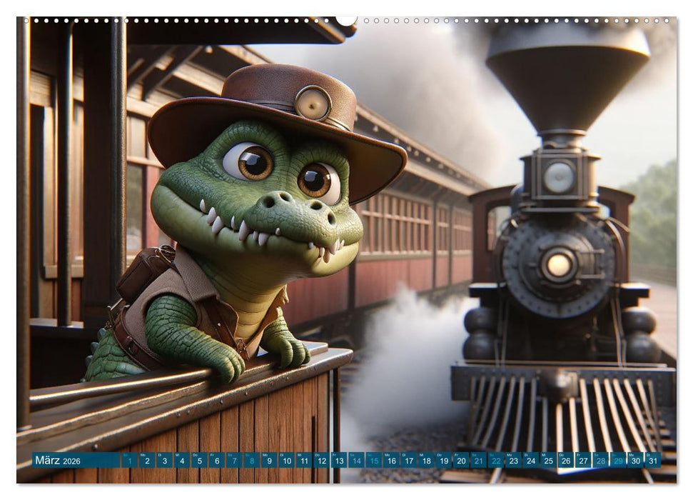 Pfoten und Pistolen: Ein Jahr im Zeichen des Wilden Westens (CALVENDO Premium Wandkalender 2026)