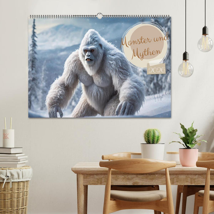 Monster & Mythen (CALVENDO Wandkalender 2026)