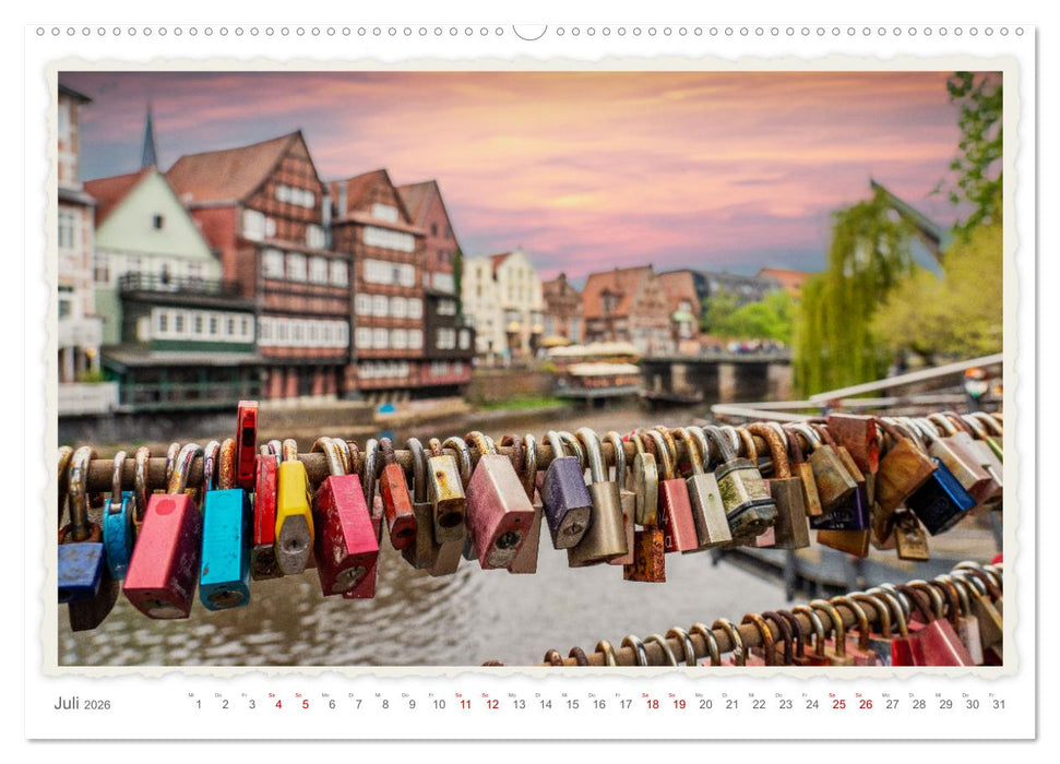 Malerisches Lüneburg (CALVENDO Premium Wandkalender 2026)