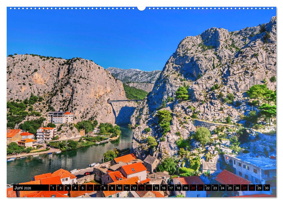 DALMATIEN - KROATISCHE KÜSTE - Split mit Umgebung (CALVENDO Wandkalender 2026)