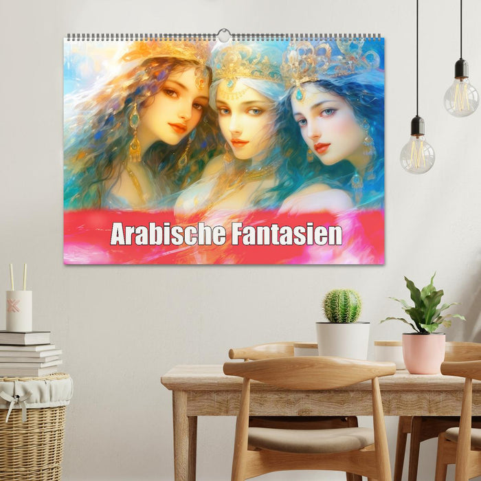Arabische Fantasien (CALVENDO Wandkalender 2026)