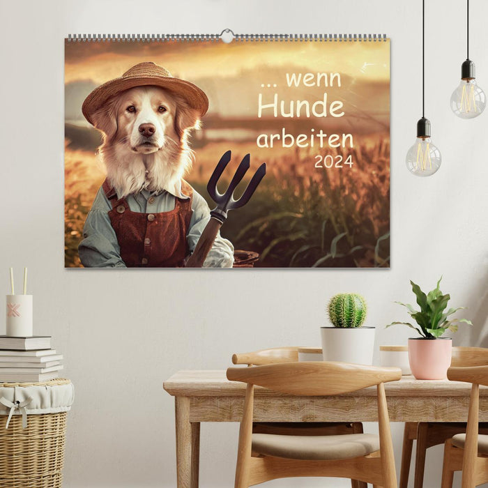 Wenn Hunde arbeiten (CALVENDO Wandkalender 2026)