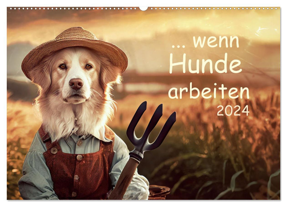 Wenn Hunde arbeiten (CALVENDO Wandkalender 2026)