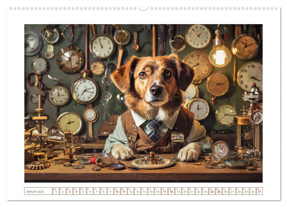Wenn Hunde arbeiten (CALVENDO Wandkalender 2026)