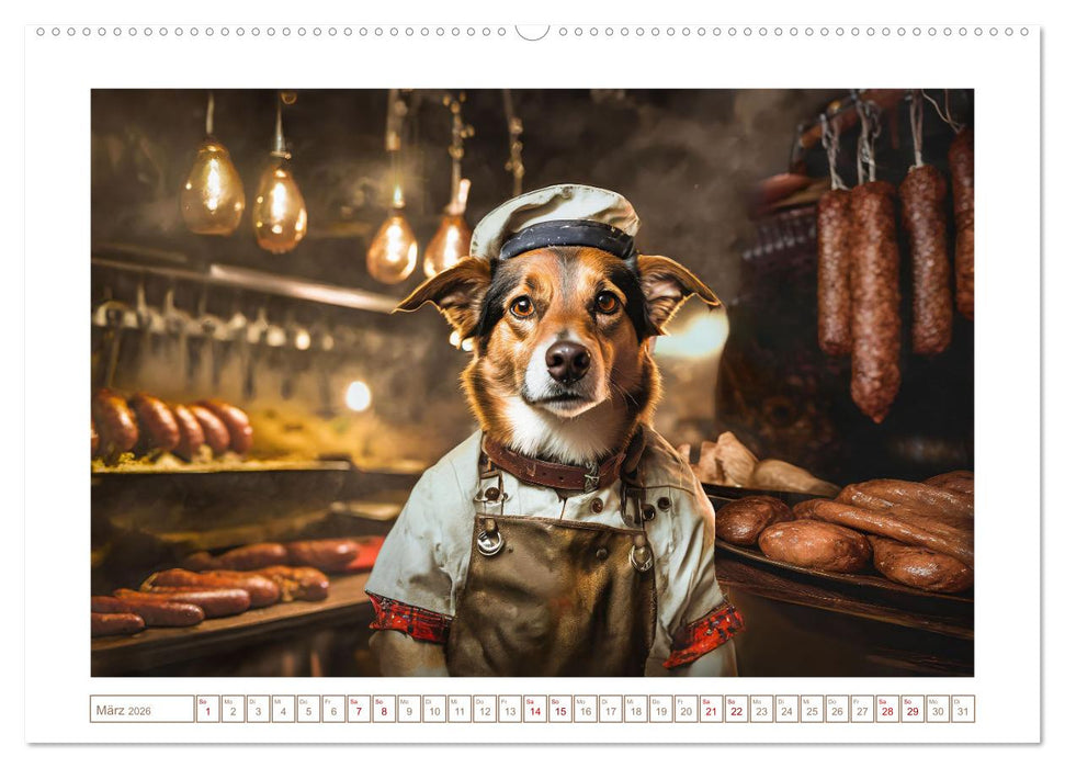 Wenn Hunde arbeiten (CALVENDO Wandkalender 2026)