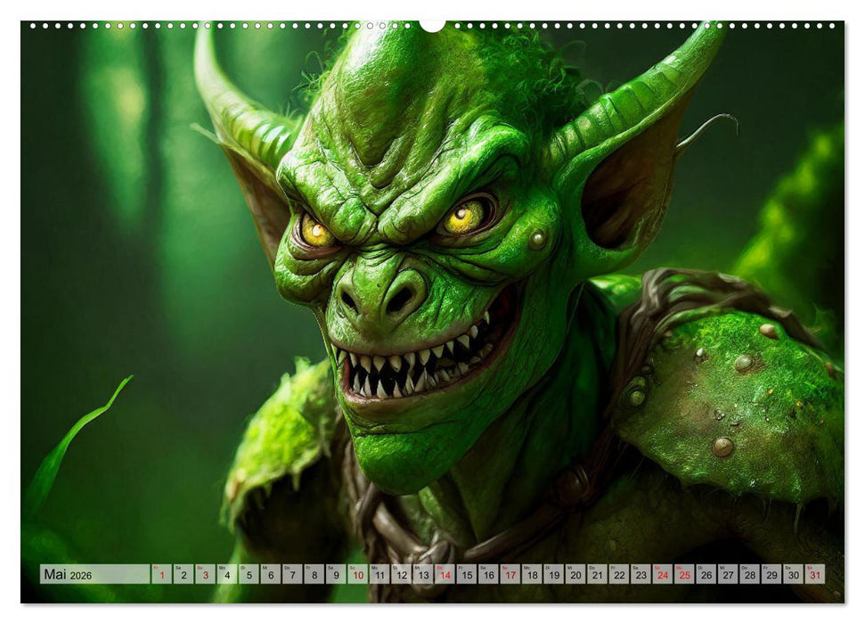 Monster & Mythen (CALVENDO Premium Wandkalender 2026)
