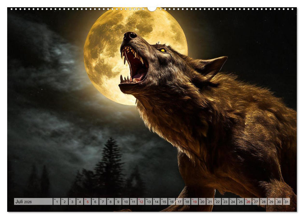 Monster & Mythen (CALVENDO Premium Wandkalender 2026)