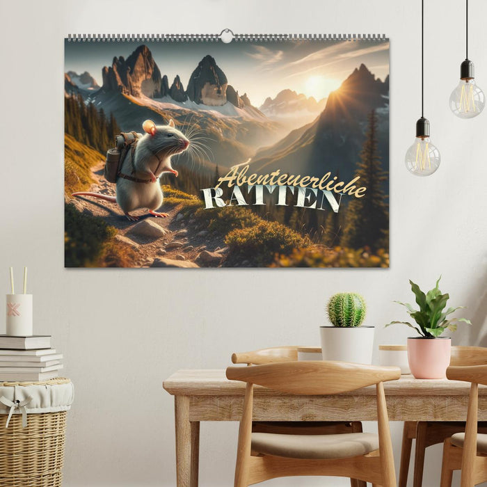 Abenteuerliche Ratten (CALVENDO Wandkalender 2026)