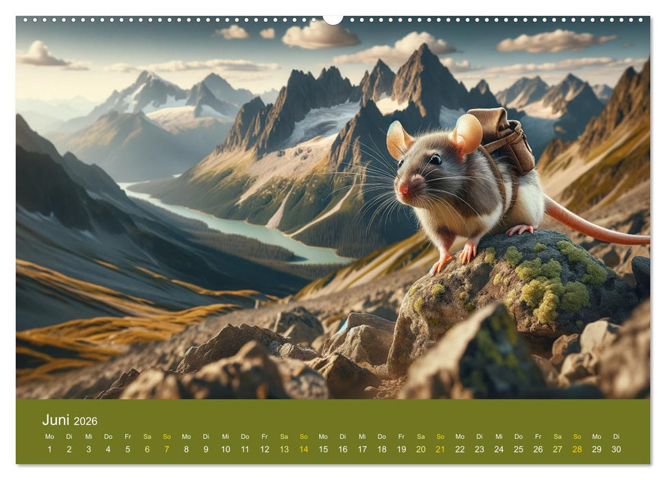 Abenteuerliche Ratten (CALVENDO Wandkalender 2026)