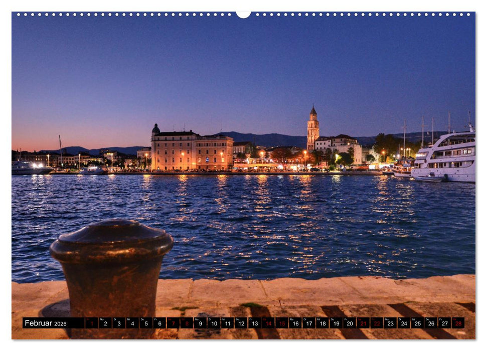 DALMATIEN - KROATISCHE KÜSTE - Split mit Umgebung (CALVENDO Premium Wandkalender 2026)