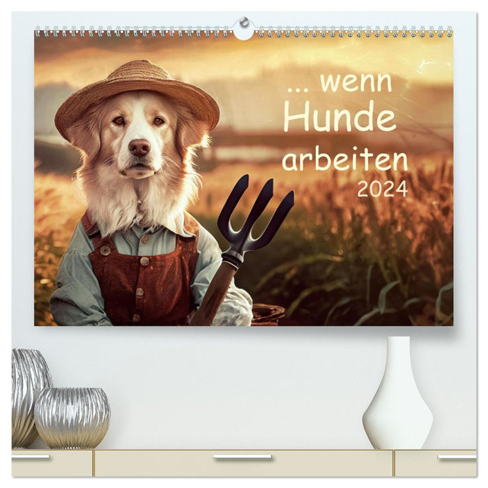 Wenn Hunde arbeiten (CALVENDO Premium Wandkalender 2026)