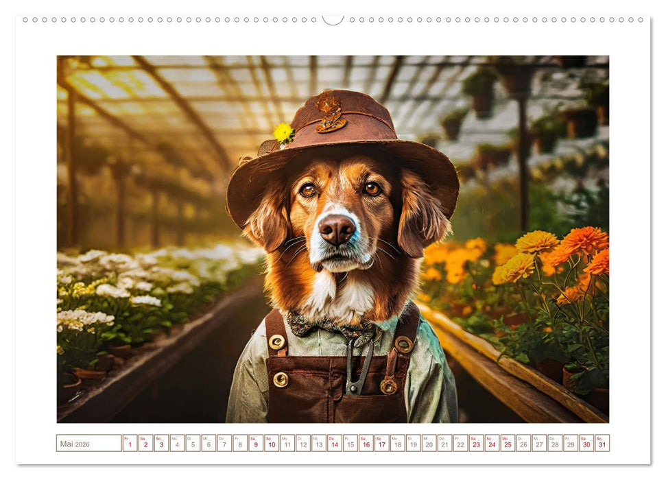 Wenn Hunde arbeiten (CALVENDO Premium Wandkalender 2026)