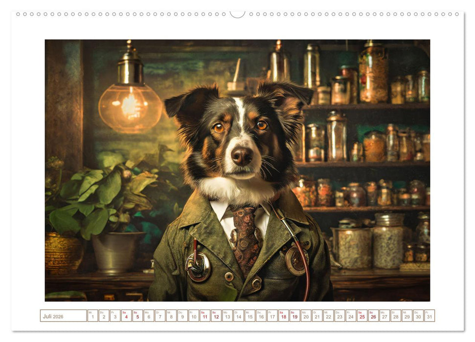 Wenn Hunde arbeiten (CALVENDO Premium Wandkalender 2026)