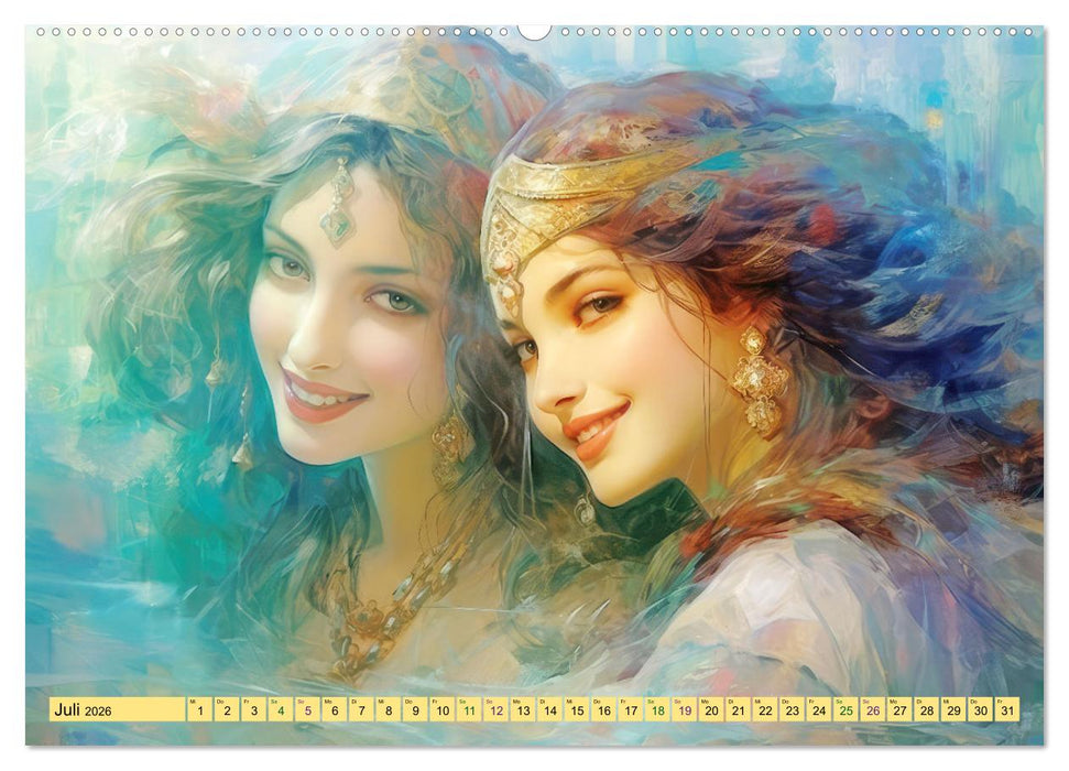 Arabische Fantasien (CALVENDO Premium Wandkalender 2026)