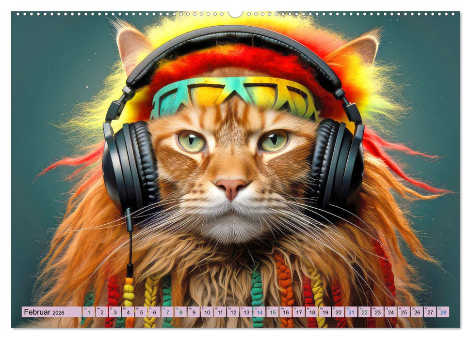 Ginger - Samtpfotiger Abenteurer (CALVENDO Premium Wandkalender 2026)