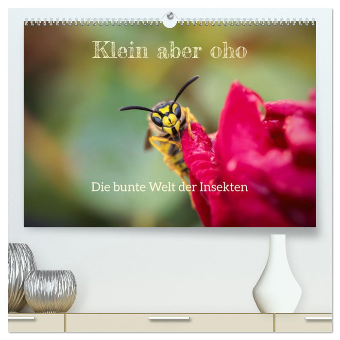 Klein aber oho. Die bunte Welt der Insekten (CALVENDO Premium Wandkalender 2026)
