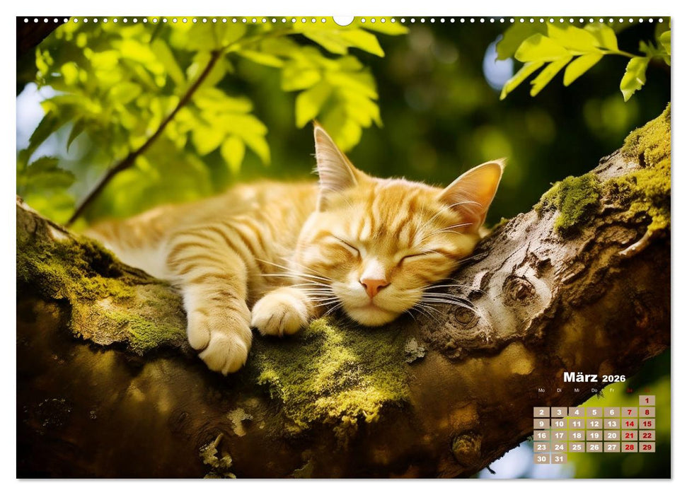 Lieblingsschlafplätze (CALVENDO Wandkalender 2026)