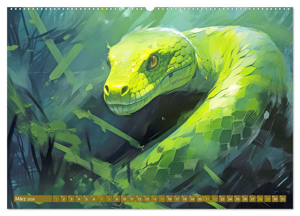Dschungel Faszination (CALVENDO Premium Wandkalender 2026)