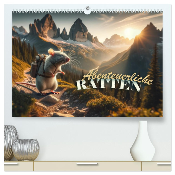 Abenteuerliche Ratten (CALVENDO Premium Wandkalender 2026)